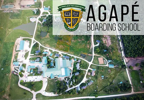 agape boarding school ariel picture from agape website