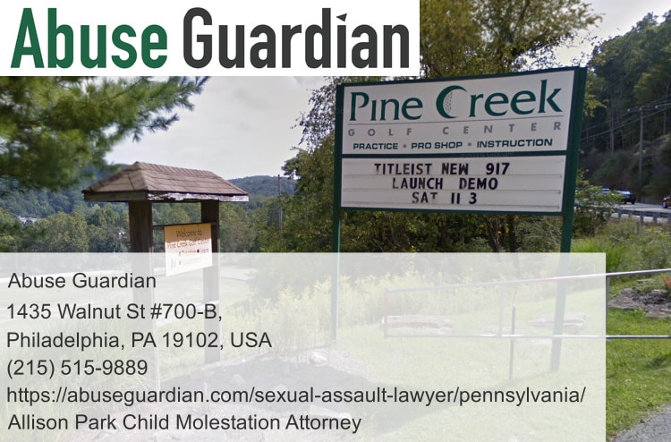 allison park child molestation attorney near pine creek golf center