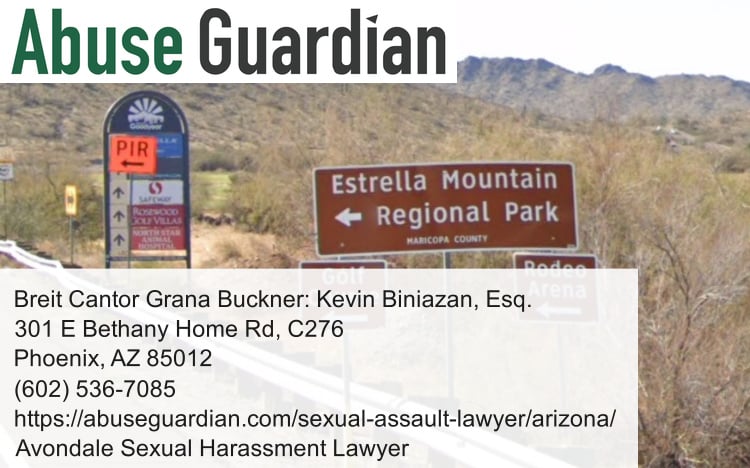 avondale sexual harassment lawyer near estrella mountain regional park