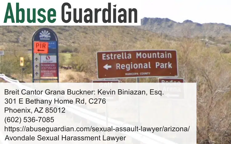 avondale sexual harassment lawyer near estrella mountain regional park