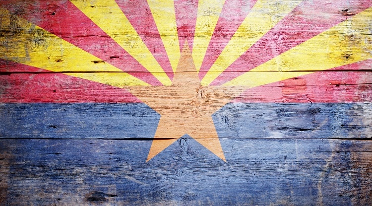 Bandera De El Estado De Arizona