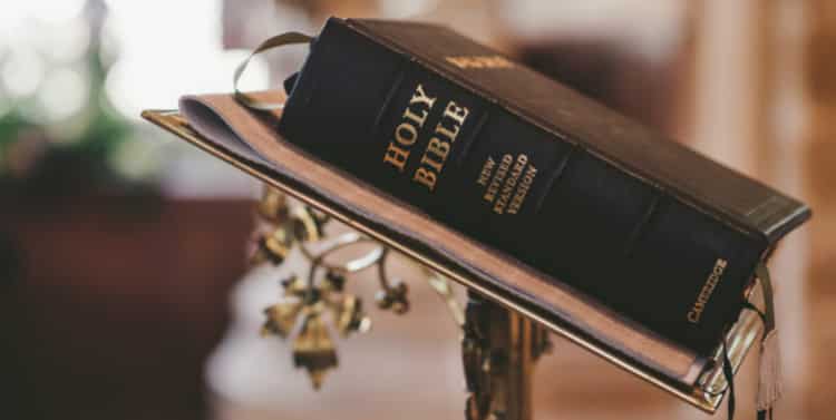 Bible On Lectern