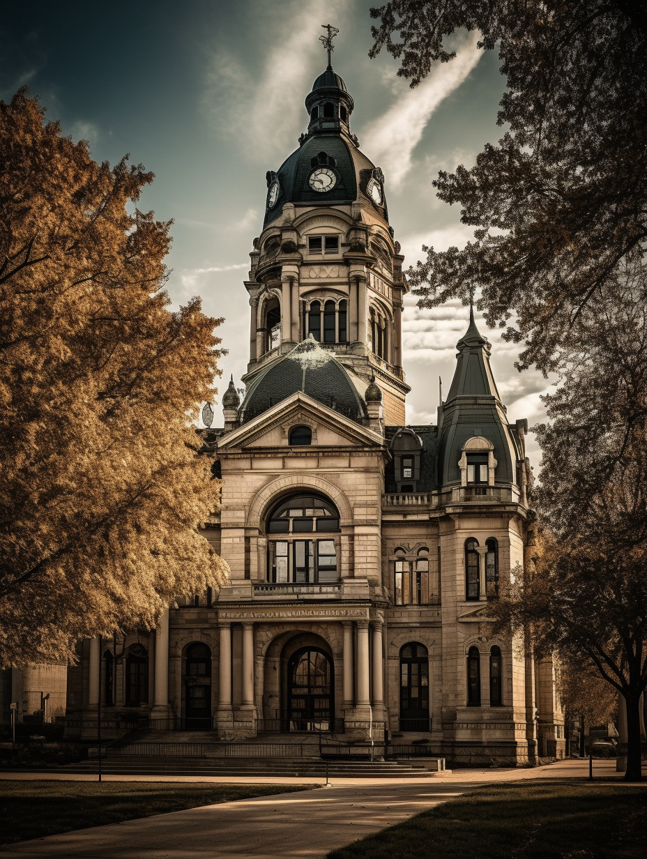 Old Vanderburgh County Courthouse in Evansville near sexual abuse law firm