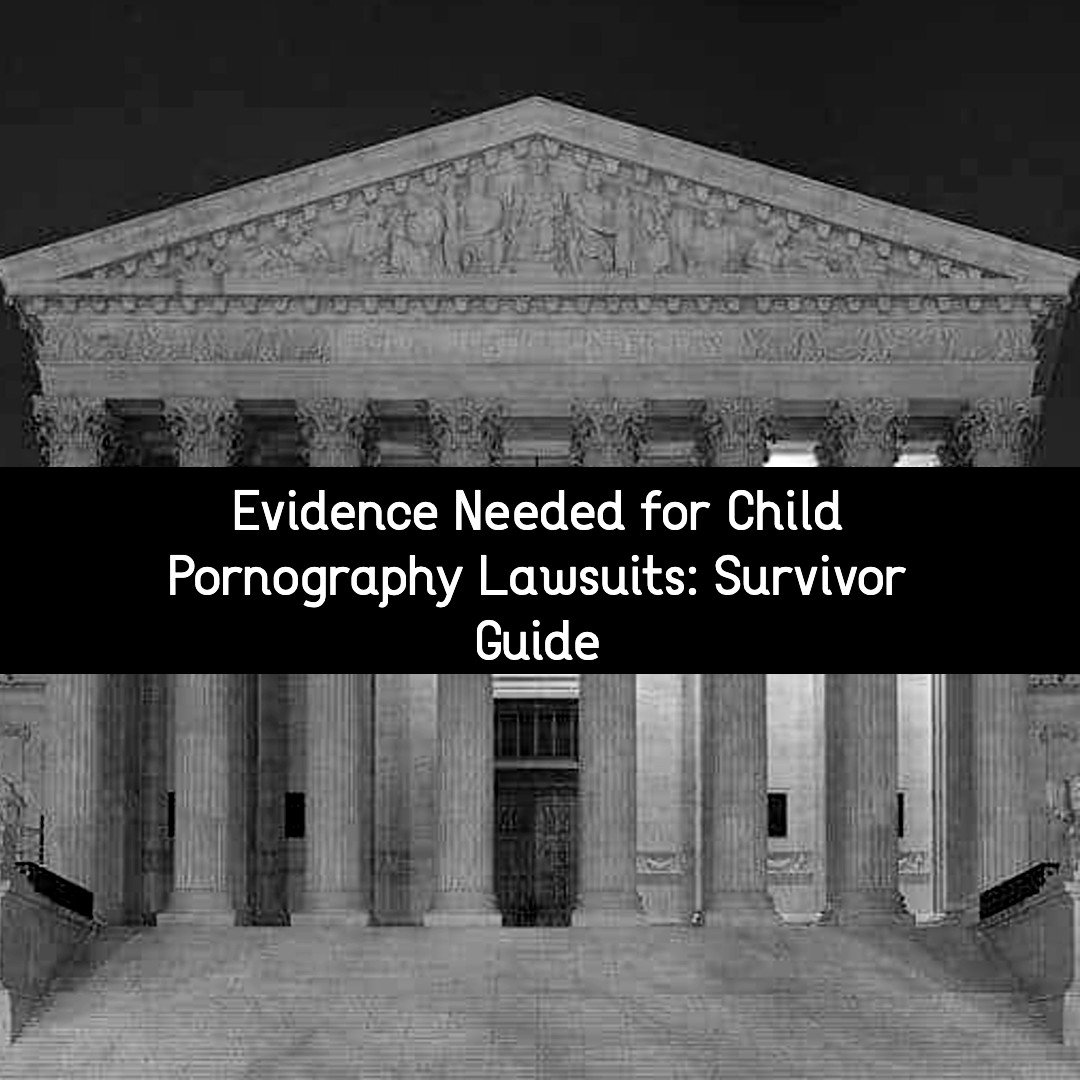 evidence needed for child pornography lawsuits survivor guide