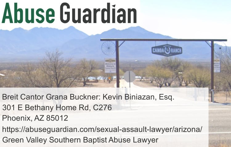 green valley southern baptist abuse lawyer near historic canoa ranch