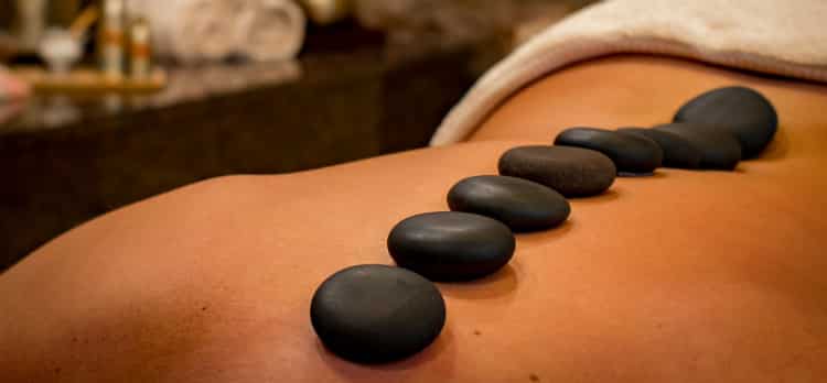 Massage Stones On Back