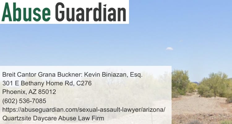 quartzsite daycare abuse law firm near arizona peace trail