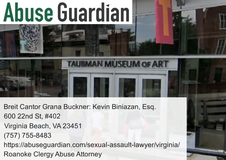 roanoke clergy abuse attorney near taubman museum of art