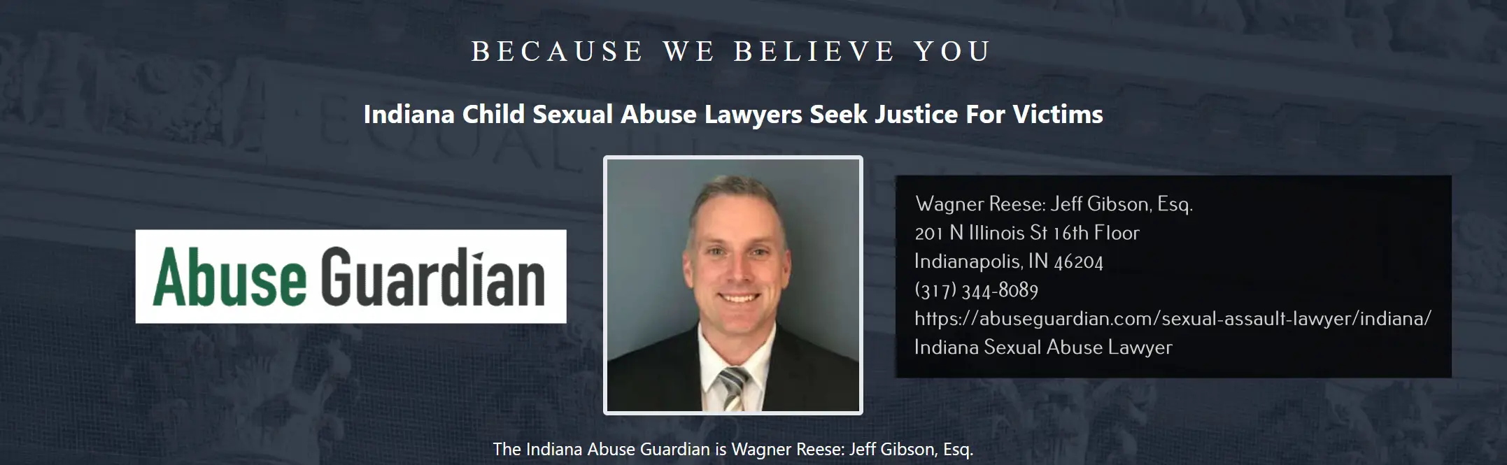 sexual abuse lawyer indianapolis wagner reese jeff gibson, esq.
