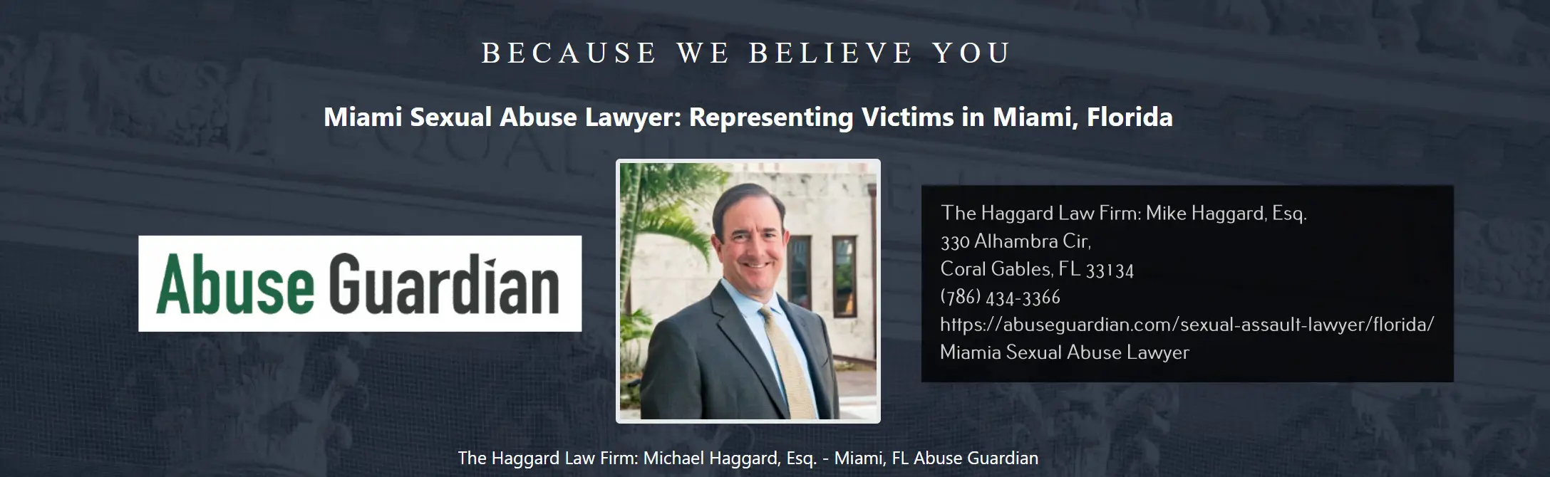 sexual abuse lawyer miami the haggard law firm: mike haggard, esq.