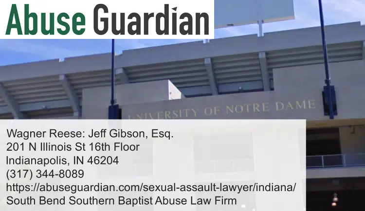 south bend southern baptist abuse law firm near university of notre dame