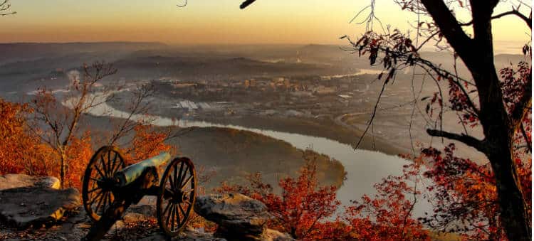 View Over Chattanooga Tennessee