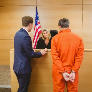 lawyer defendant and judge